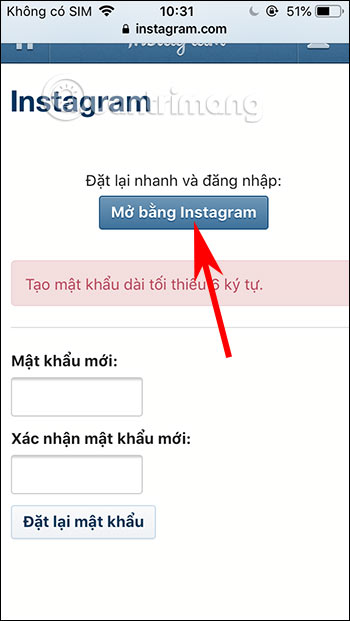 Cách lấy lại mật khẩu Instagram - Ảnh minh hoạ 5