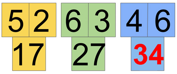 Số cần điền là 34