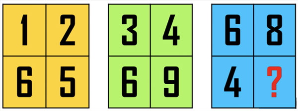 Bài toán điền số câu 4