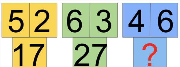 Bài toán điền số câu 5