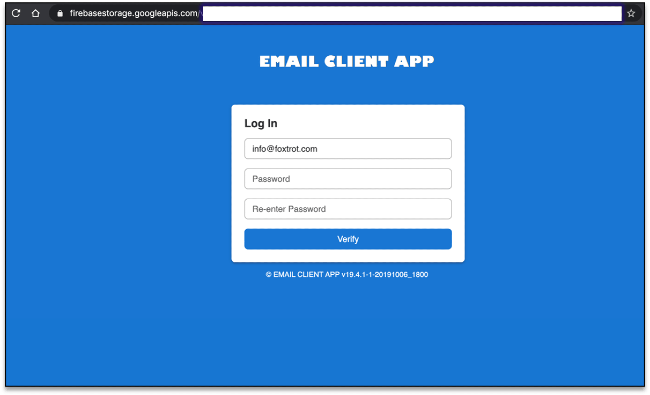 Giả mạo trang đăng nhập bằng Google Firebase