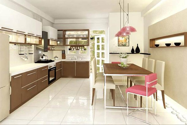 Phòng bếp đẹp cho nhà ống 8