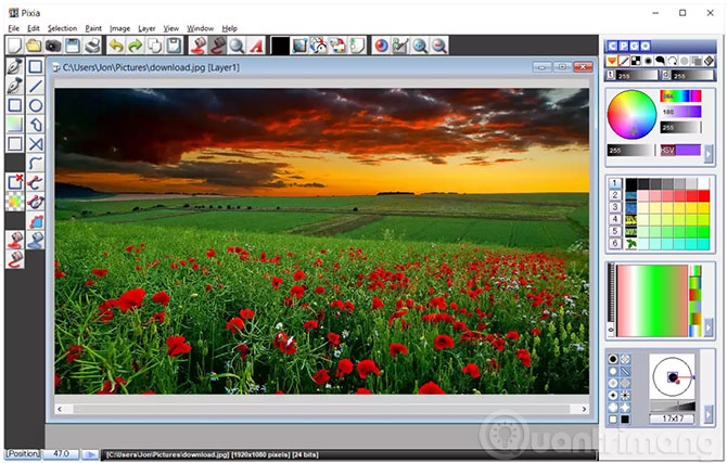 Phần mềm chỉnh sửa ảnh PhotoFiltre
