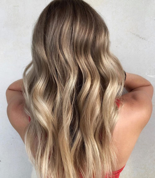 Balayage tóc vàng