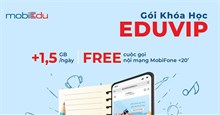 Cách đăng ký gói học online MobiEdu nhận 1,5GB