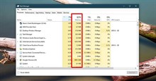 Cách tìm chương trình sử dụng nhiều RAM nhất trong Windows 10