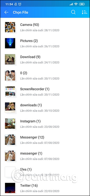 Gửi file video