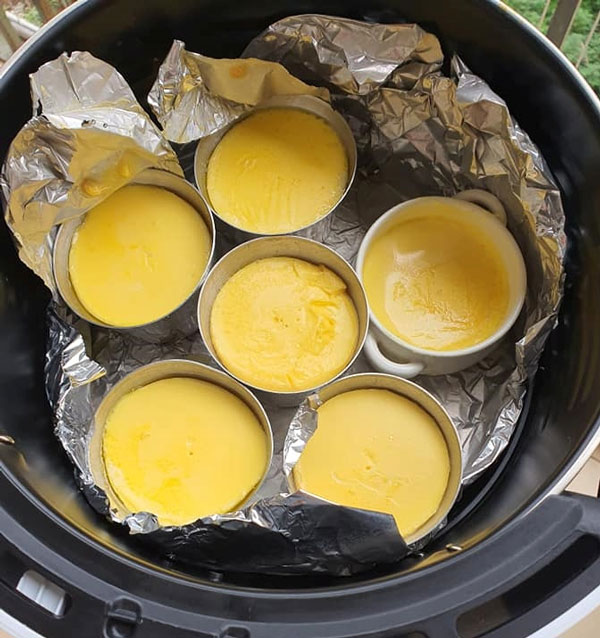 Làm caramen bằng nồi chiên không dầu