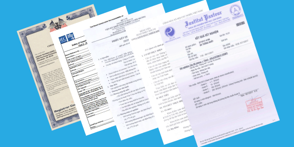 Máy làm sạch không khí Airocide của Mỹ đạt nhiều chứng nhận của Quốc tế và Việt Nam