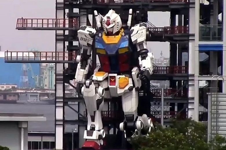 Ra mắt robot khổng lồ mô phỏng nhân vật hoạt hình Nhật Bản  baotintucvn