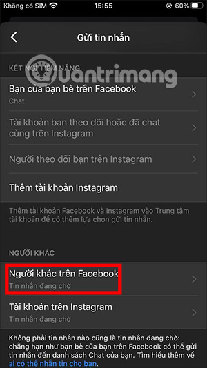 Người khác trên Messenger