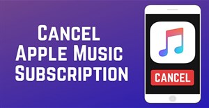 Cách hủy đăng ký Apple Music