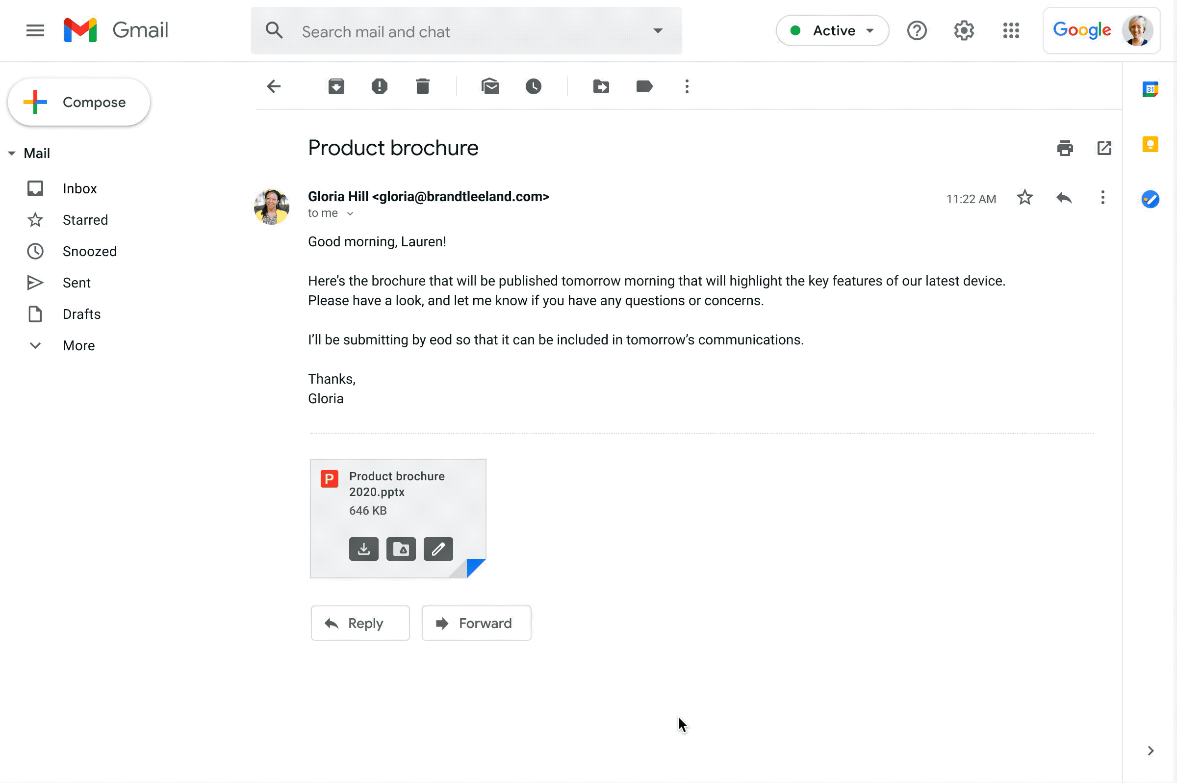 Chỉnh sửa tài liệu Office ngay trong Gmail