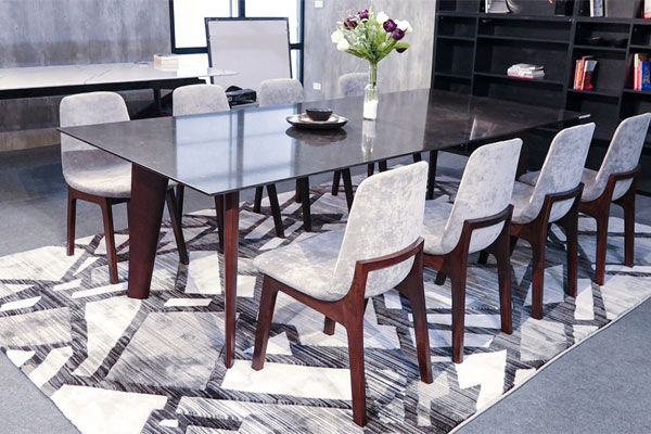 Bàn ăn mặt đá cẩm thạch sang trọng 2