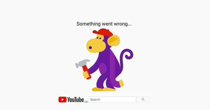 Thông báo lỗi khi truy cập YouTube