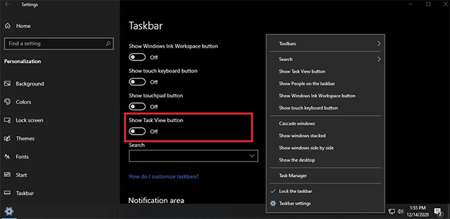 Show Task View