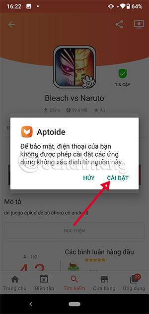 Tải Naruto vs Bleach APK, tải Naruto vs Bleach Android