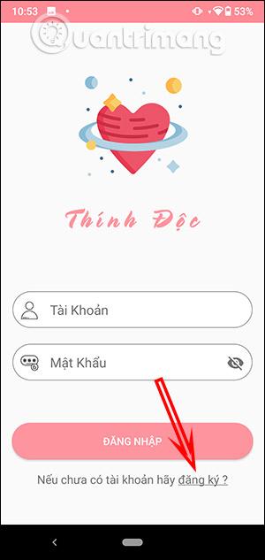 Đăng ký tài khoản