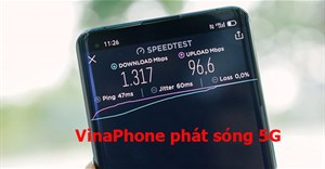 VinaPhone phát sóng 5G tại phố đi bộ Hoàn Kiếm, tốc độ tối đa đạt 1.3Gbps