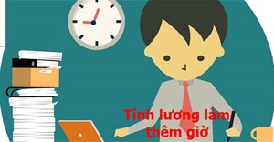 Cách tính lương làm thêm giờ, lương tăng ca