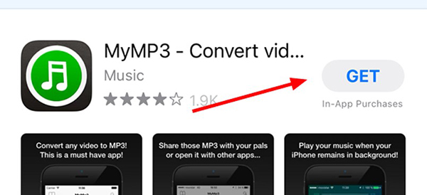 Download the MyMP3 app from the App Store