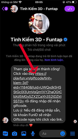 code tình kiếm 3d
