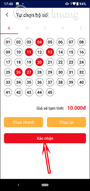 Chọn số