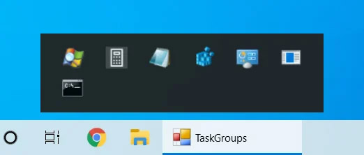 Nhóm shortcut đã được khởi tạo hoàn chỉnh