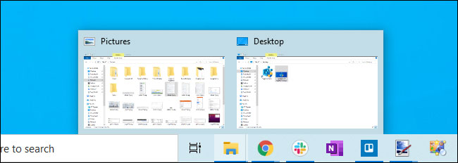 Switch windows with one click on the taskbar