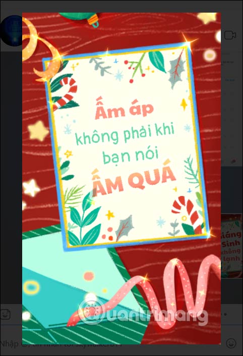 Hiển thị sticker