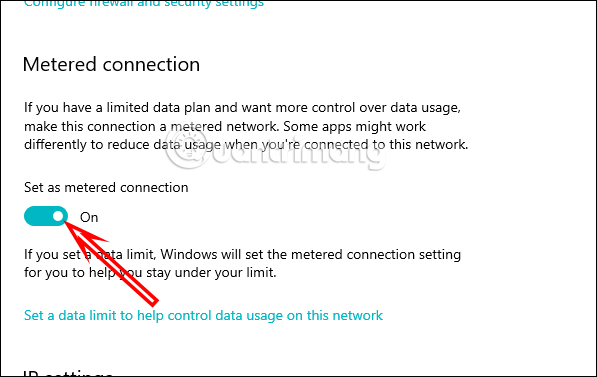 Cách cập nhật Microsoft Edge khi bật Metered Connection Windows 10