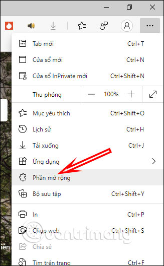 Phần mở rộng