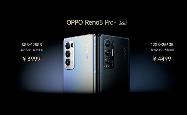 Giá bán Reno5 Pro+ 5G