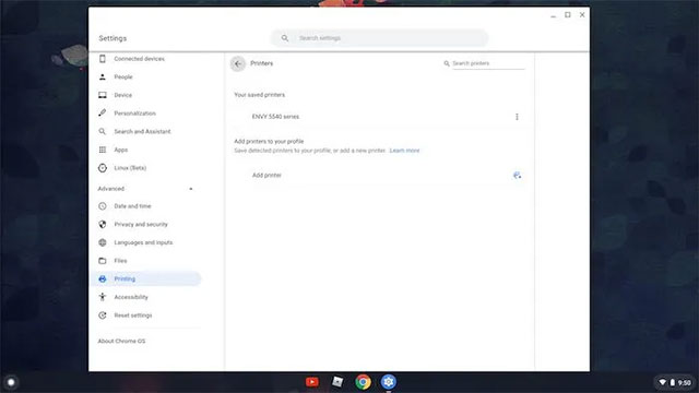 Kết nối máy in qua Wi-Fi
