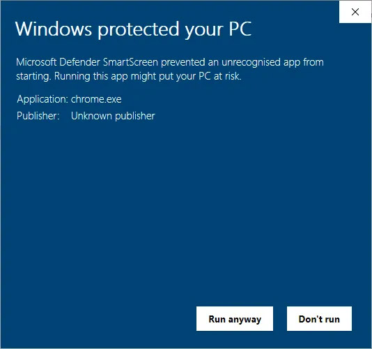 Thông báo từ Windows Defender