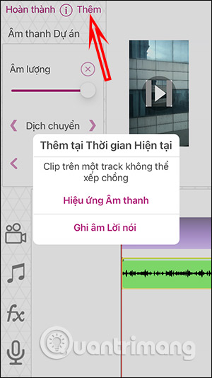 Thêm âm thanh