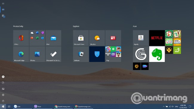 Thủ thuật hay giúp bạn làm chủ Menu Start trên Windows 10  QuanTriMangcom
