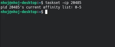 Cách chỉ định lõi CPU trong Linux với Taskset
