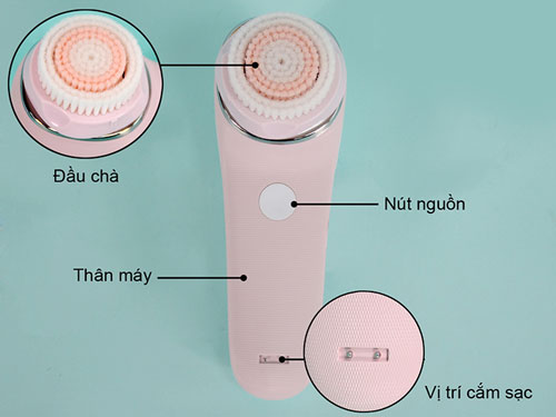 Cấu tạo của máy rửa mặt.