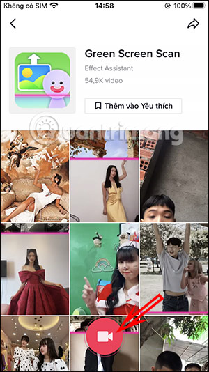 Cách chèn phông nền quay video TikTok - Ảnh minh hoạ 3