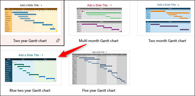 Cách vẽ biểu đồ Gantt trong PowerPoint - Ảnh minh hoạ 3