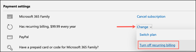 Cách tắt tự động gia hạn Microsoft 365 - Ảnh minh hoạ 4
