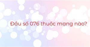 076 là mạng gì? Đầu số 076 thuộc mạng nào?