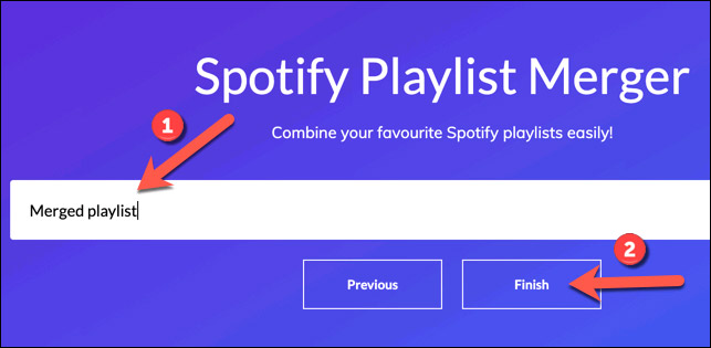Nhập tên playlist muốn tạo