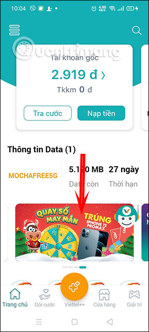 Cách quay thưởng nhận triệu quà trên My Viettel