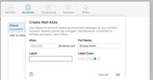 Cách tạo biệt danh, bí danh cho email iCloud