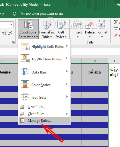 Cách đổi màu ô Excel theo điều kiện - Ảnh minh hoạ 6