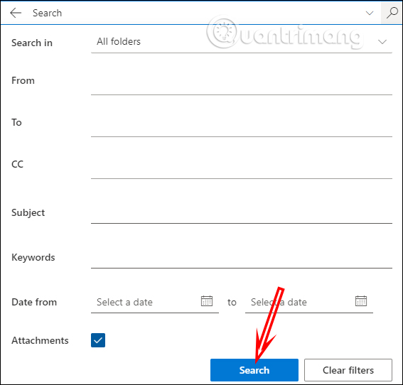 Tìm kiếm file đính kèm