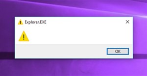 Cách sửa lỗi Explorer.exe với tam giác vàng cảnh báo trên Windows 10