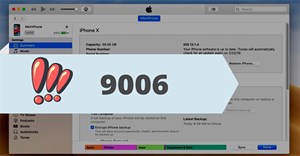 Cách sửa lỗi iPhone liên tục restart, lỗi 9006